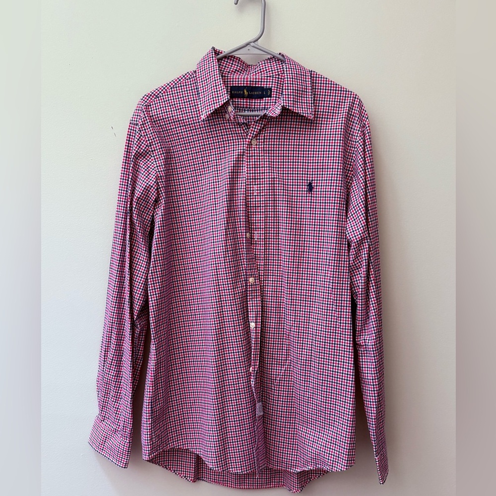 Ralph Lauren Red and Blue Checkered Shirt